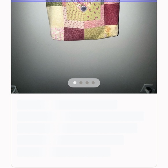 Handcrafted Patchwork Tote Bag - Multicolor - Picture 4 of 4